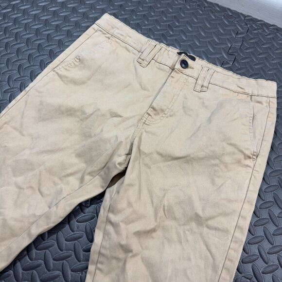 JACHS New York Chino Pants Mens 32x30 Tan Straight Leg Slim Fit Slash Pockets - Picture 3 of 7
